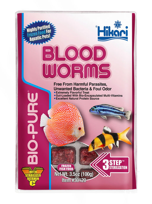 Hikari Bloodworms 3.5oz Cube