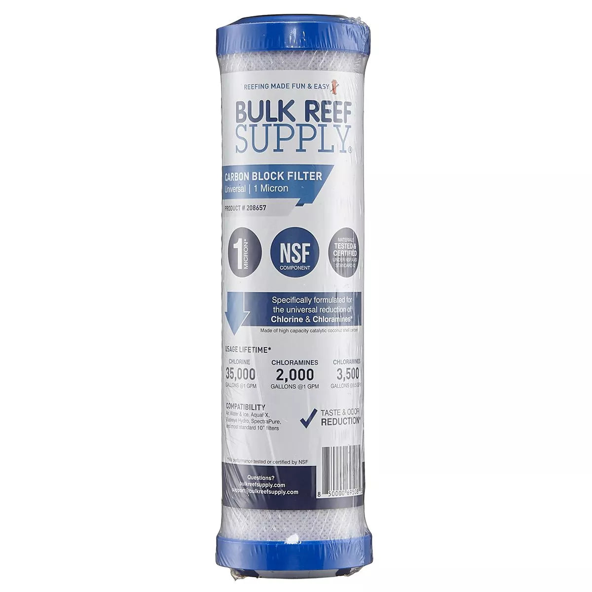 Universal Carbon Block Filter - 1 Micron – MN Aquatics