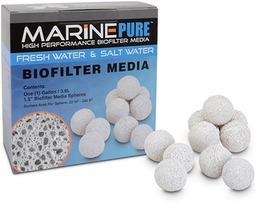 MarinePure Biofilter Media Spheres 2 Quart