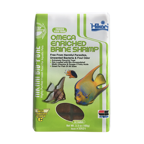 Hikari Omega Brine Shrimp 3.5oz Cube