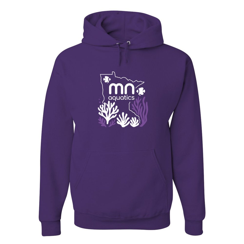 MN Aquatics Minnesota Reefer Hoodie Purple